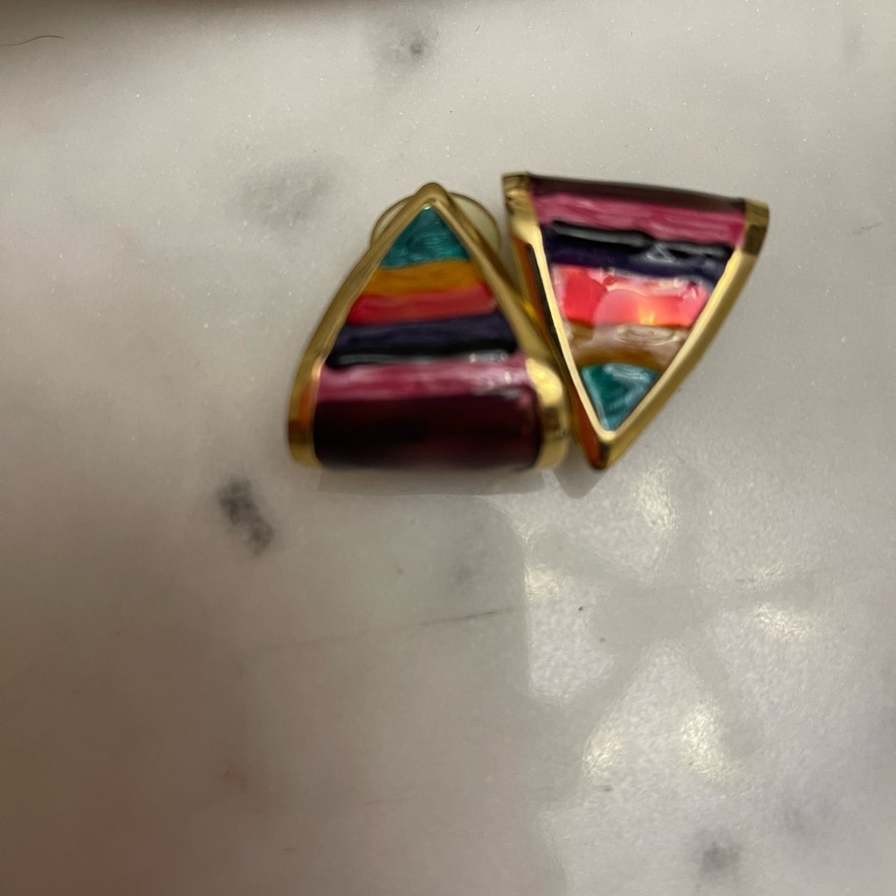 Stripe earrings